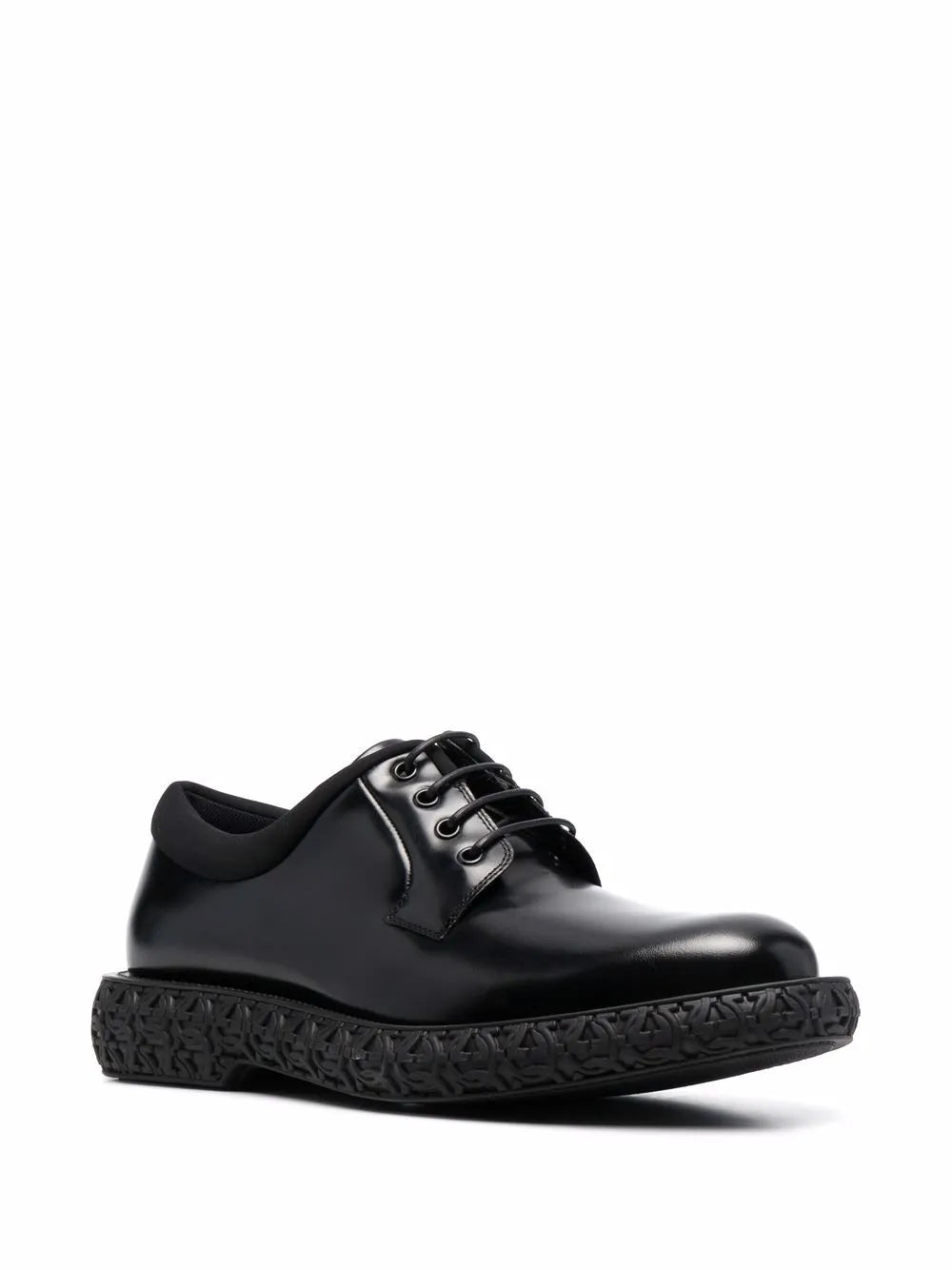 Ferragamo Mark leather Derby shoes