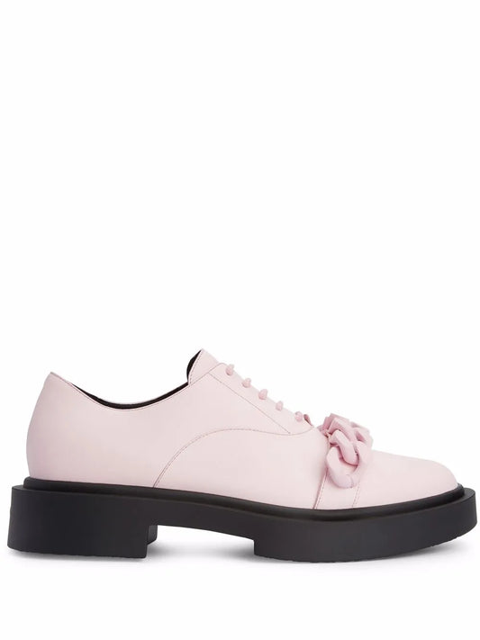 Giuseppe Zanotti Adrik chain-trim lace-up shoes