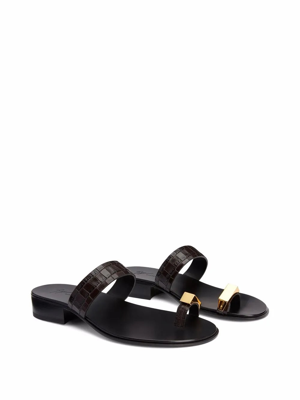 Giuseppe Zanotti Bardack crocodile-effect loafers