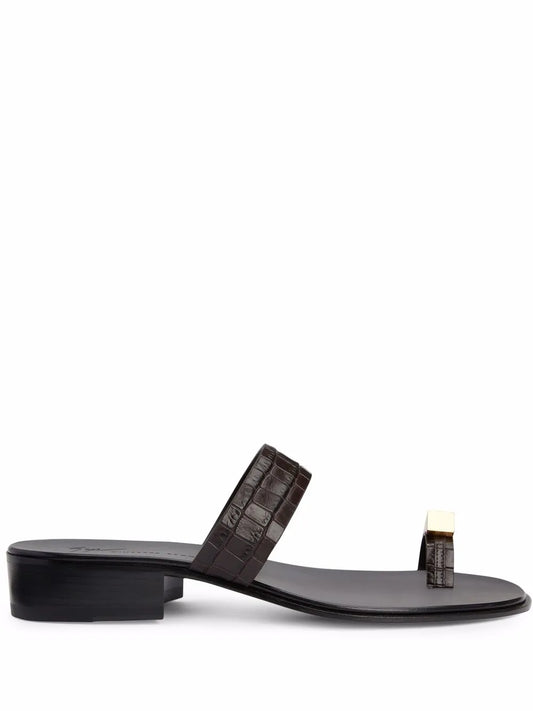 Giuseppe Zanotti Bardack crocodile-effect loafers