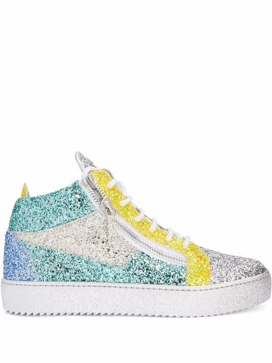 Giuseppe Zanotti Kriss glitter high-top sneakers