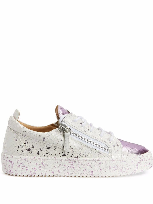 Giuseppe Zanotti Gail silver sneakers