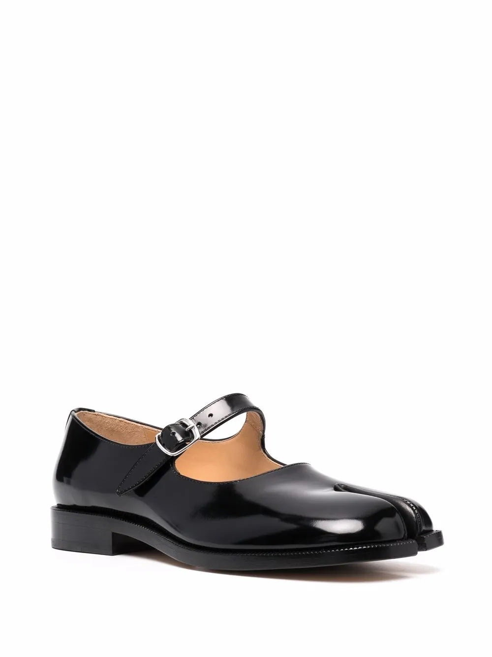 Maison Margiela Tabi leather Mary-Jane shoes