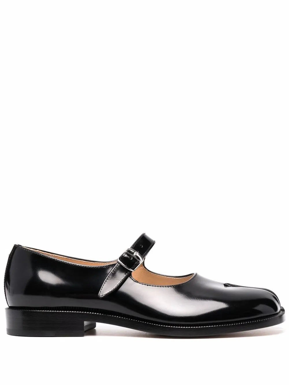 Maison Margiela Tabi leather Mary-Jane shoes
