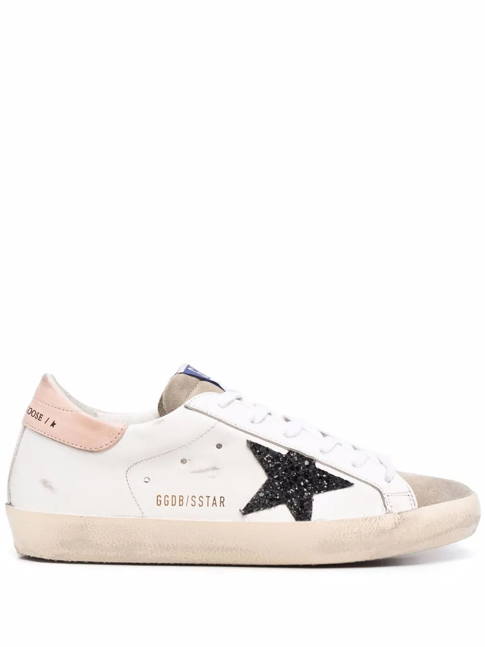 Golden Goose star-patch lace-up sneakers