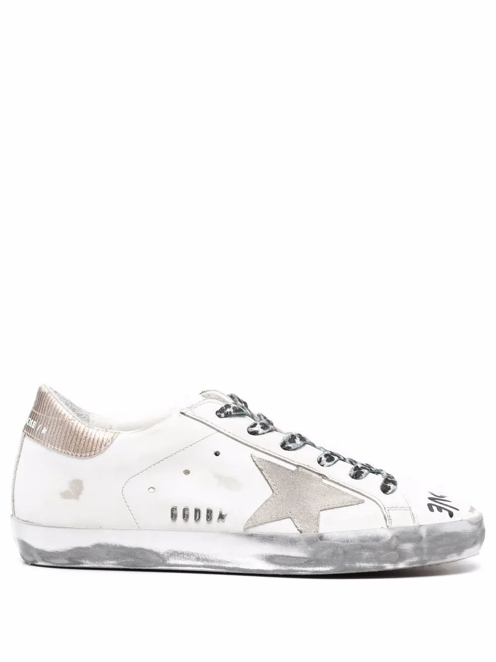 Golden Goose Super-Star Love print sneakers 