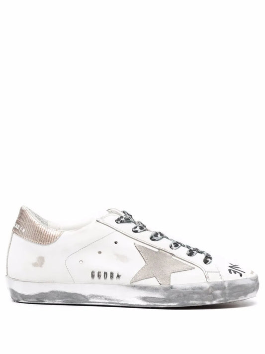 Golden Goose Super-Star Love print sneakers 