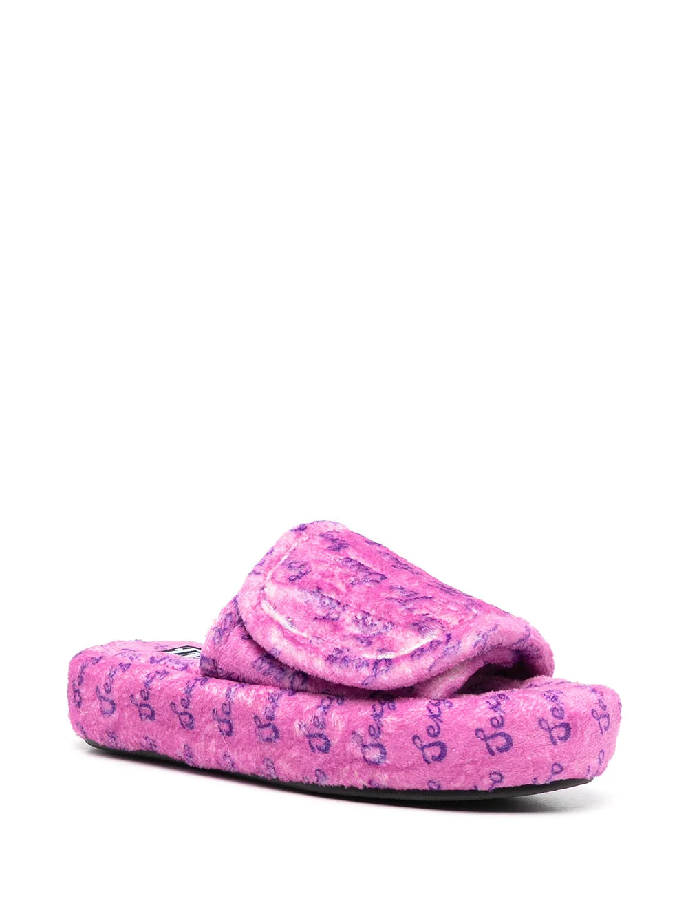 Natasha Zinko Too Sexy touch-strap slides