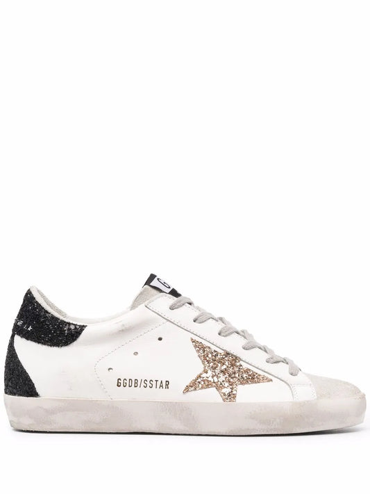 Golden Goose star-patch lace-up sneakers