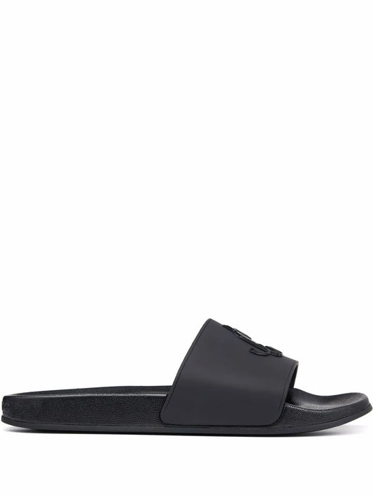 Jimmy Choo Port monogram-logo slides