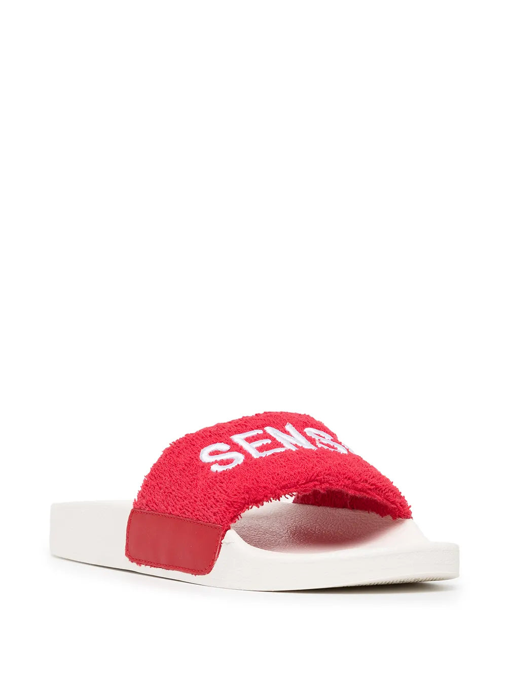 Senso Elly logo-embroidered slides