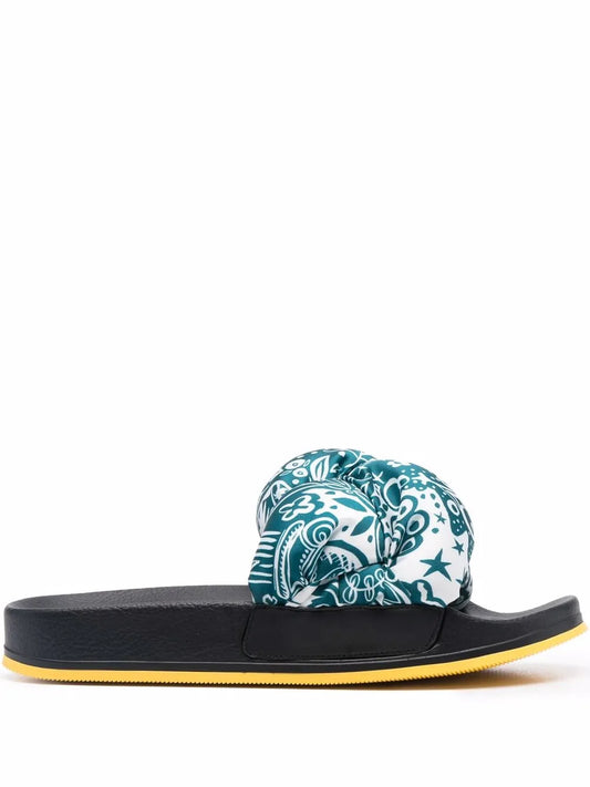 La DoubleJ Treccia slide sandals