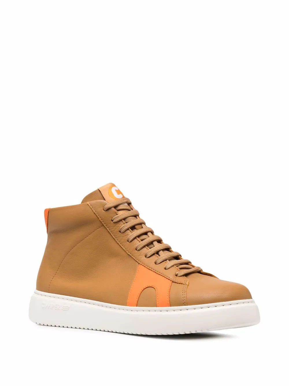 Camper leather lace up boots
