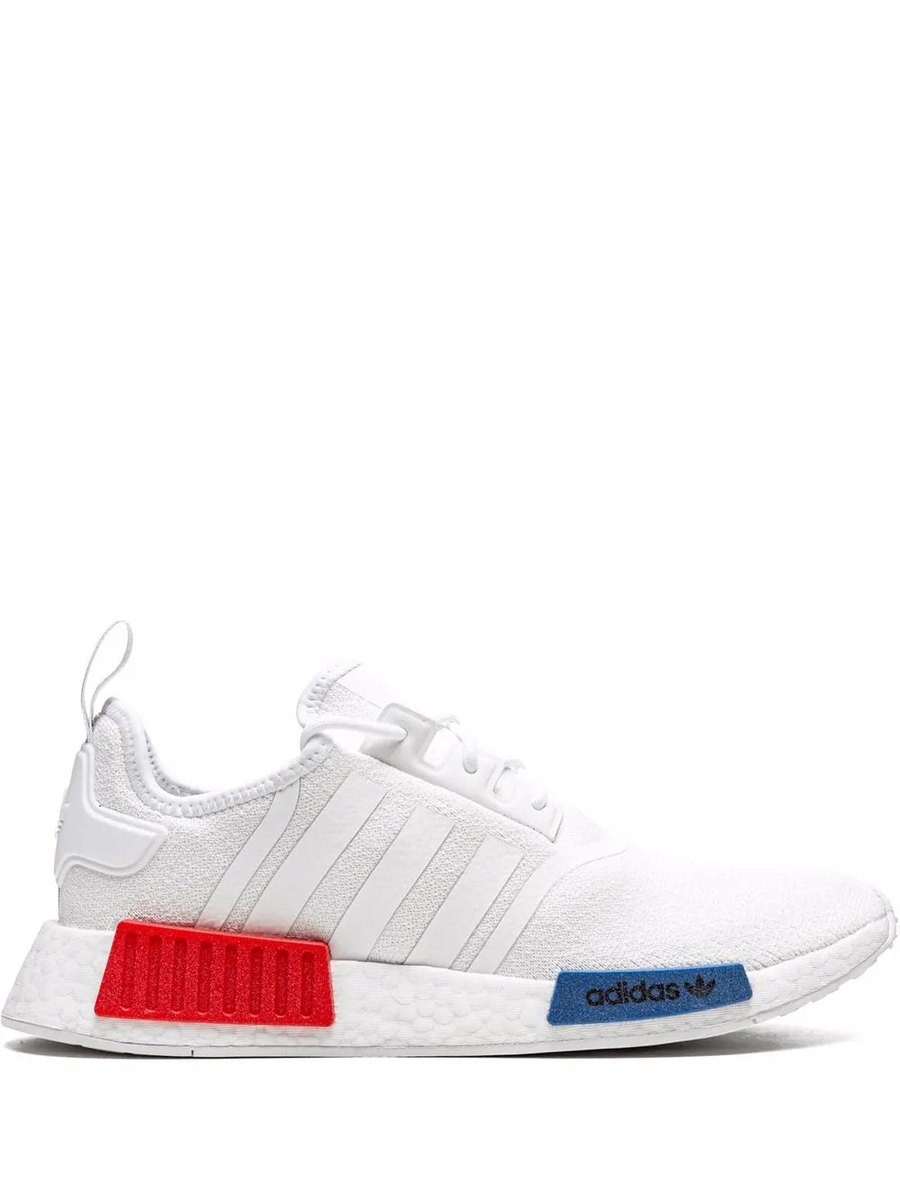 adidas NMD_R1 "White/White/Blue" sneakers