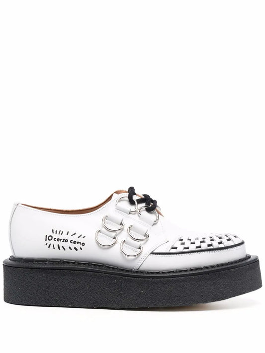 George Cox x 10 Corso Como D-ring embellished creepers