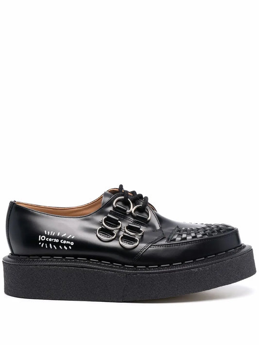 George Cox x 10 Corso Como D-ring embellished creepers