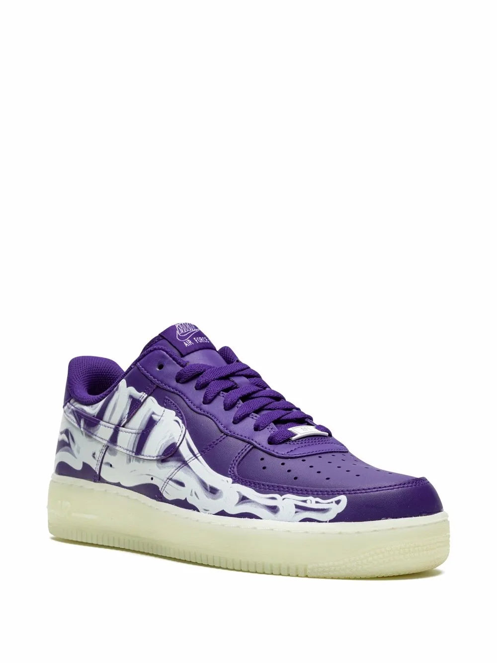 Nike Air Force 1 Low '07 QS "Purple Skeleton Halloween" sneakers