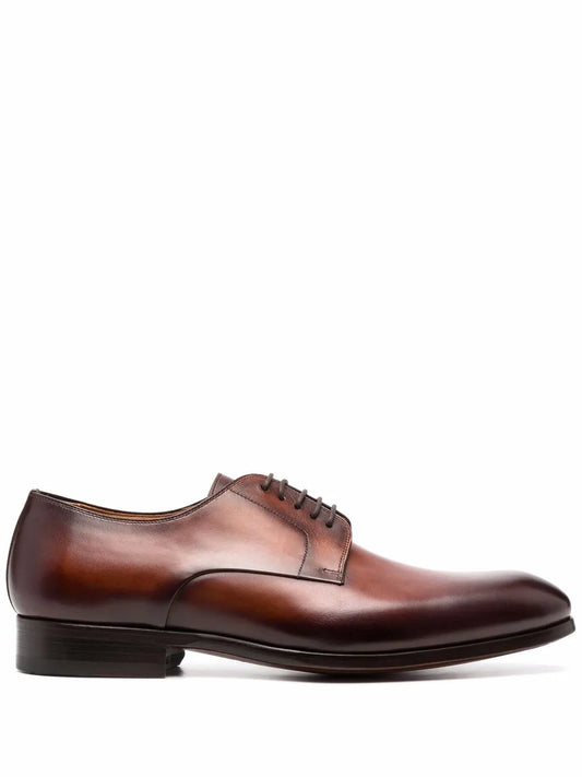Magnanni leather derby shoes