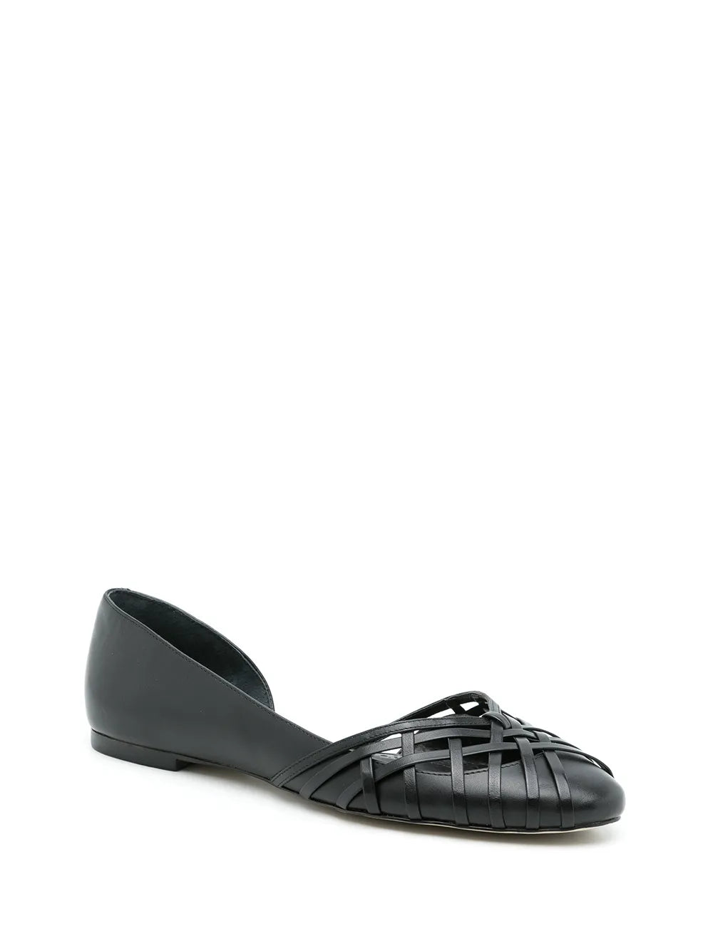 Sarah Chofakian Sapatilha Victoria leather ballerina shoes