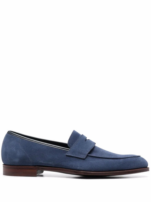 Crockett & Jones suede loafers