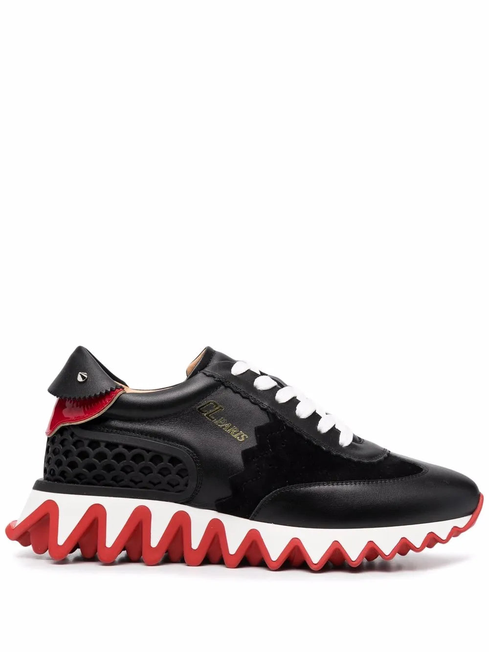 Christian Louboutin contrast-sole low-top sneakers 