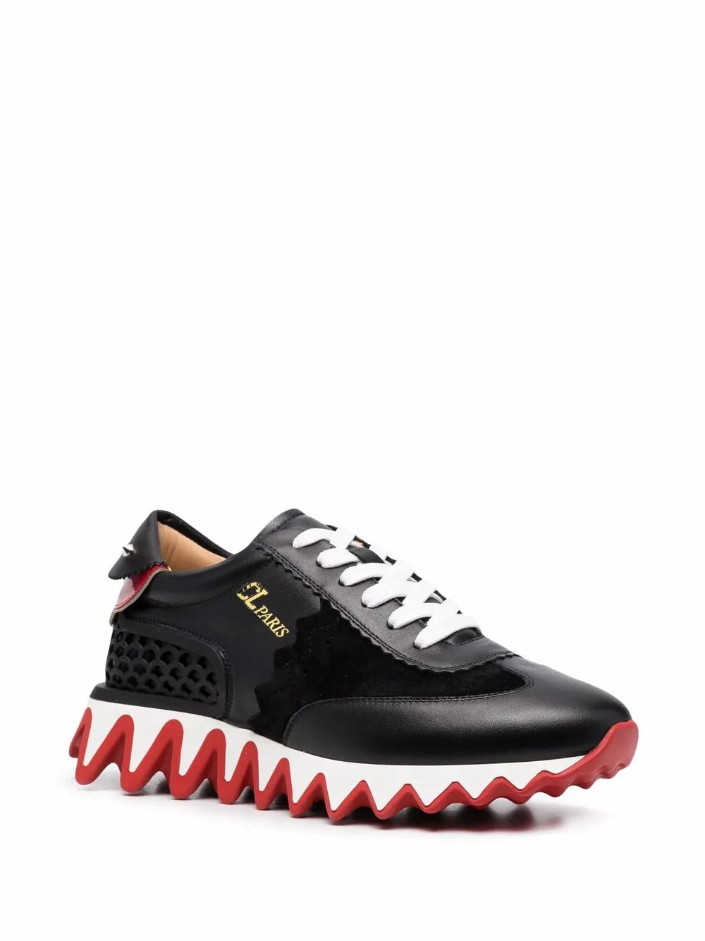 Christian Louboutin contrast-sole low-top sneakers 