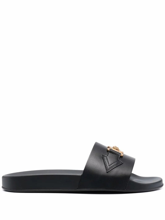Versace Medusa logo slides