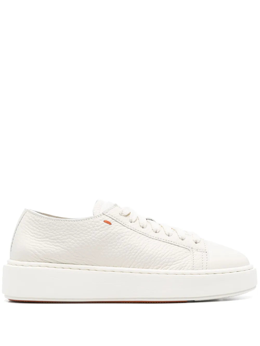 Santoni leather lace up sneakers