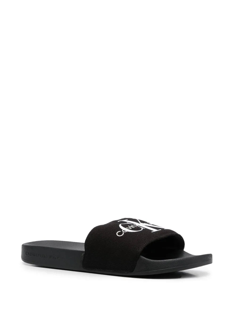 Calvin Klein logo-print moulded slides