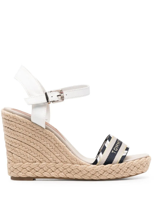 Tommy Hilfiger webbing high-wedge heel sandals