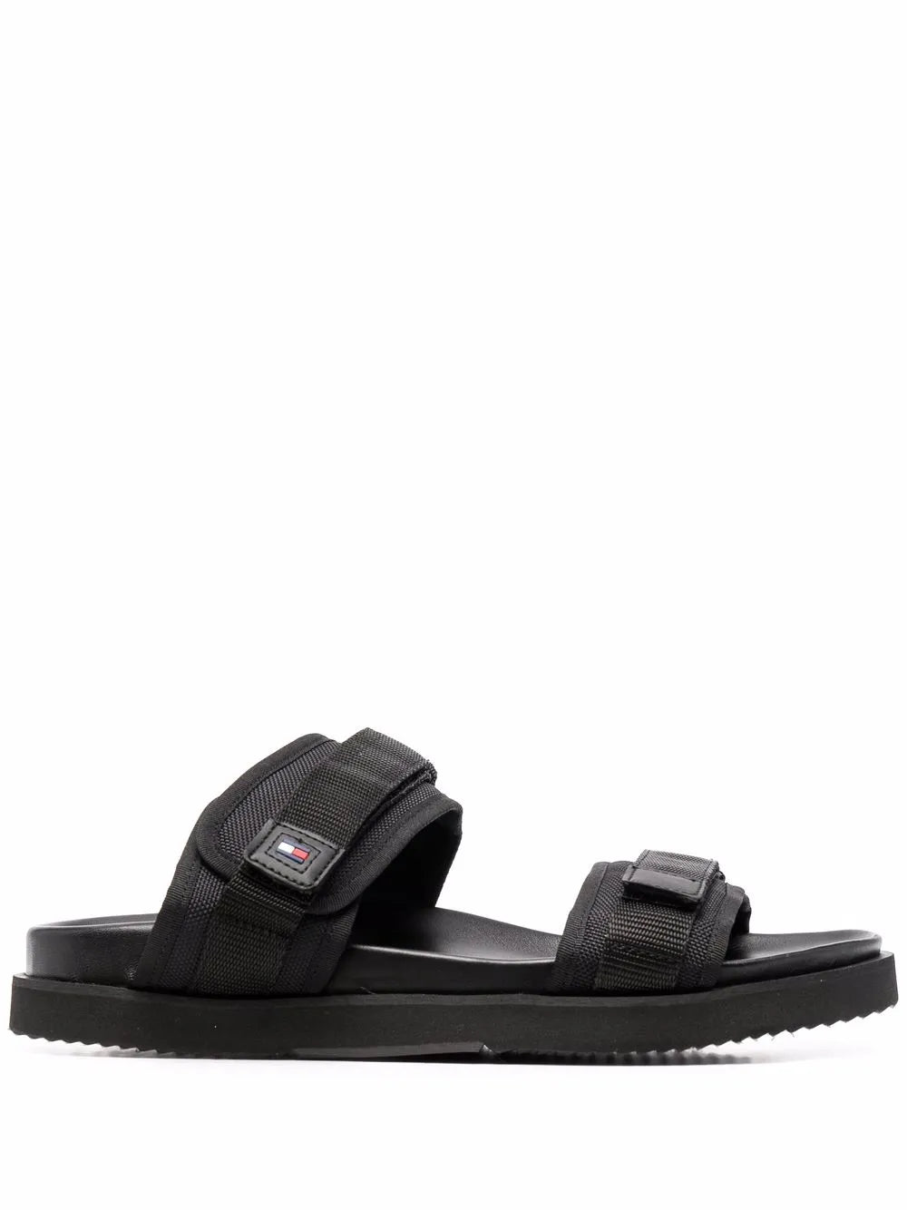 Tommy Hilfiger logo-plaque touch-strap sandals
