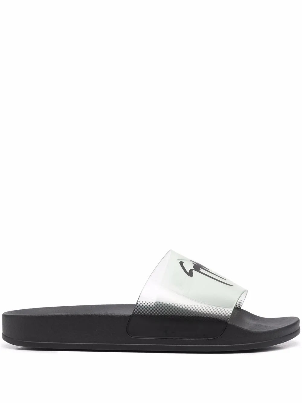 Giuseppe Zanotti logo-print open-toe slides