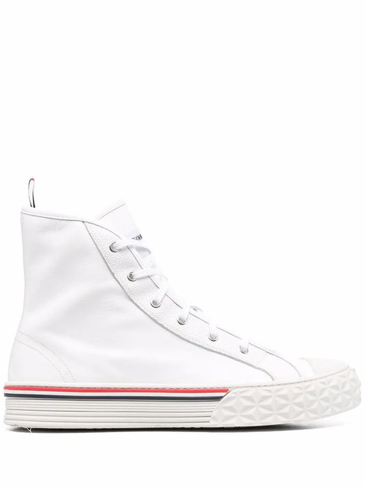 Thom Browne high-top leather sneakers 