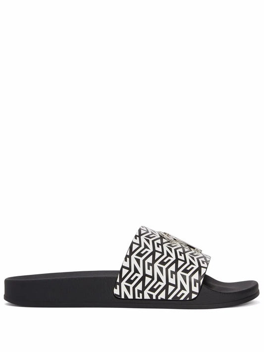 Giuseppe Zanotti Brett logo-monogram sliders