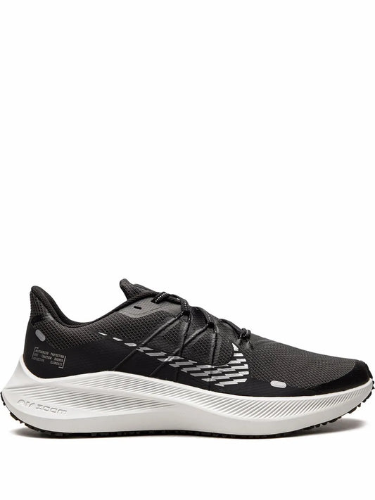 Nike Winflo 7 Shield "Black/Metallic-Cool Grey" sneakers