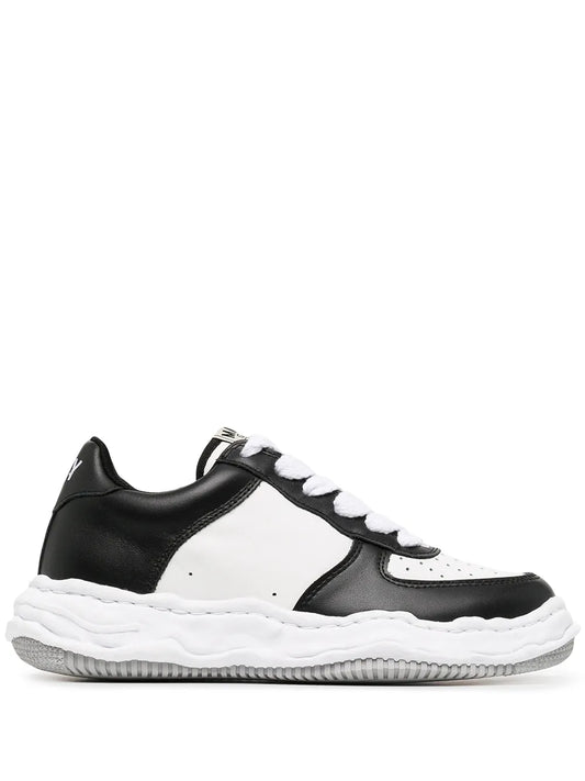 Maison MIHARA YASUHIRO Wayne two-tone leather sneakers