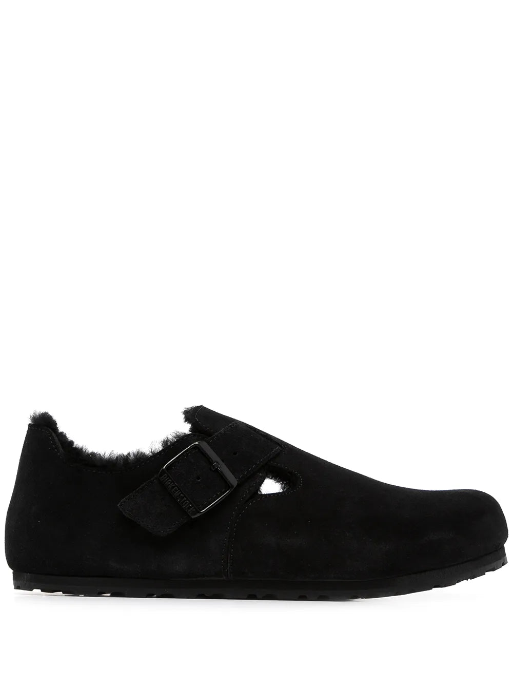 Birkenstock London shearling-trimmed slippers