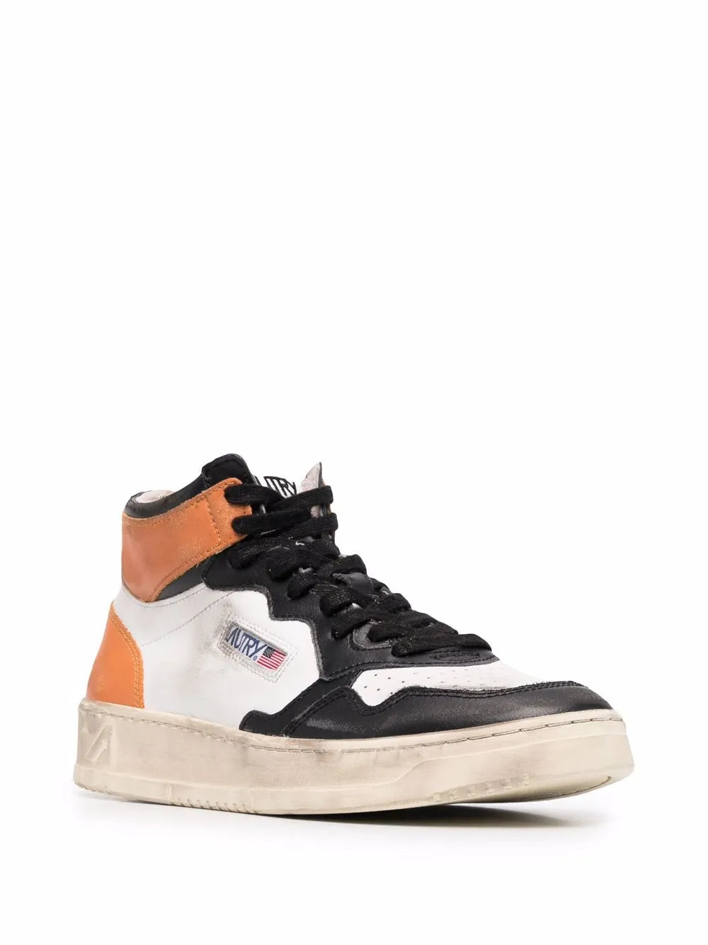 Autry colour-block hi-top sneakers