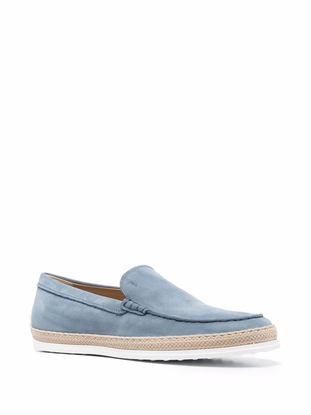 Tod's almond-toe suede loafers