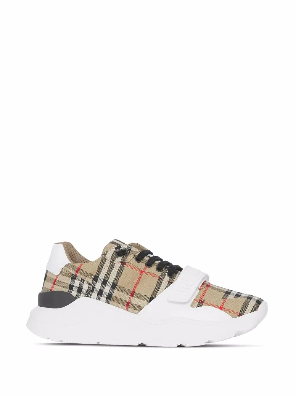 Burberry Vintage Check-pattern touch-strap sneakers