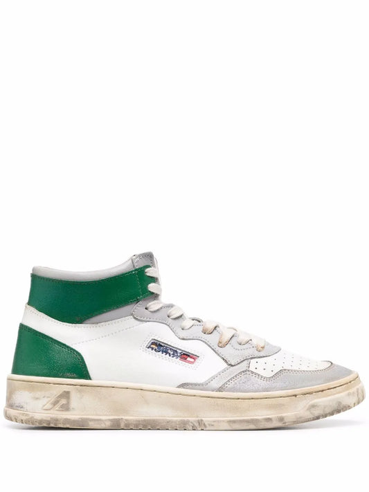 Autry distressed-effect high-top sneakers