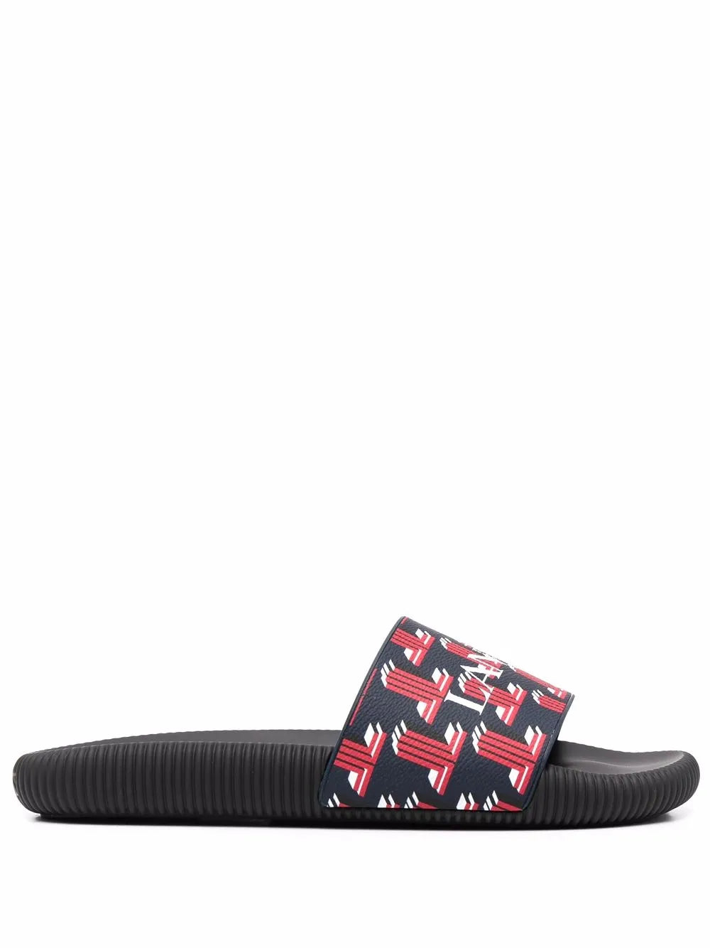 Lanvin monogram logo-print open-toe slides