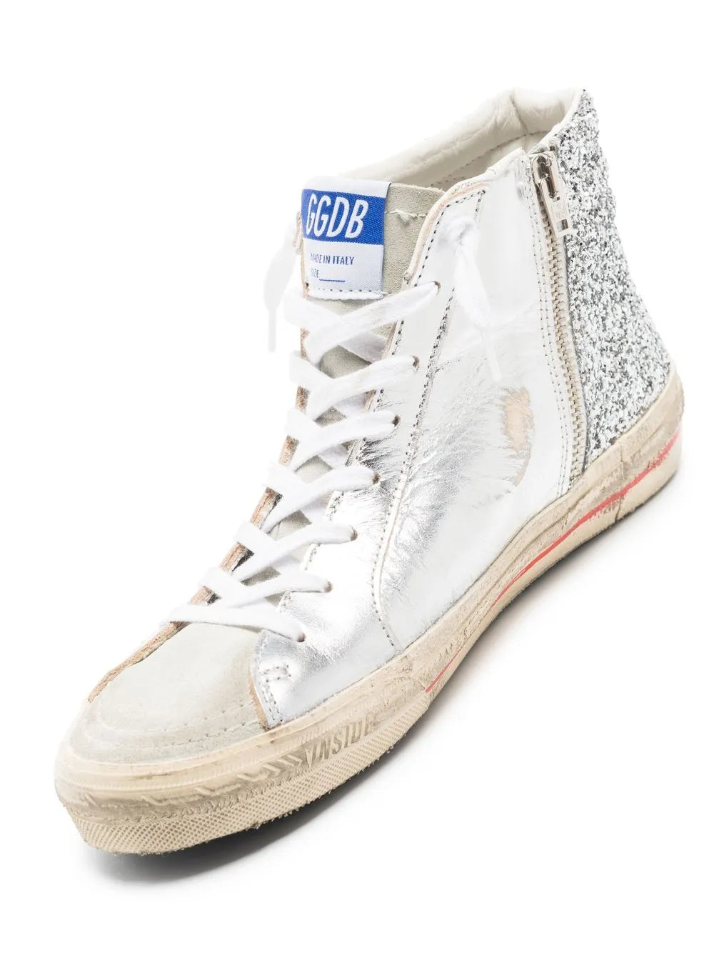 Golden Goose logo-patch lace-up sneakers
