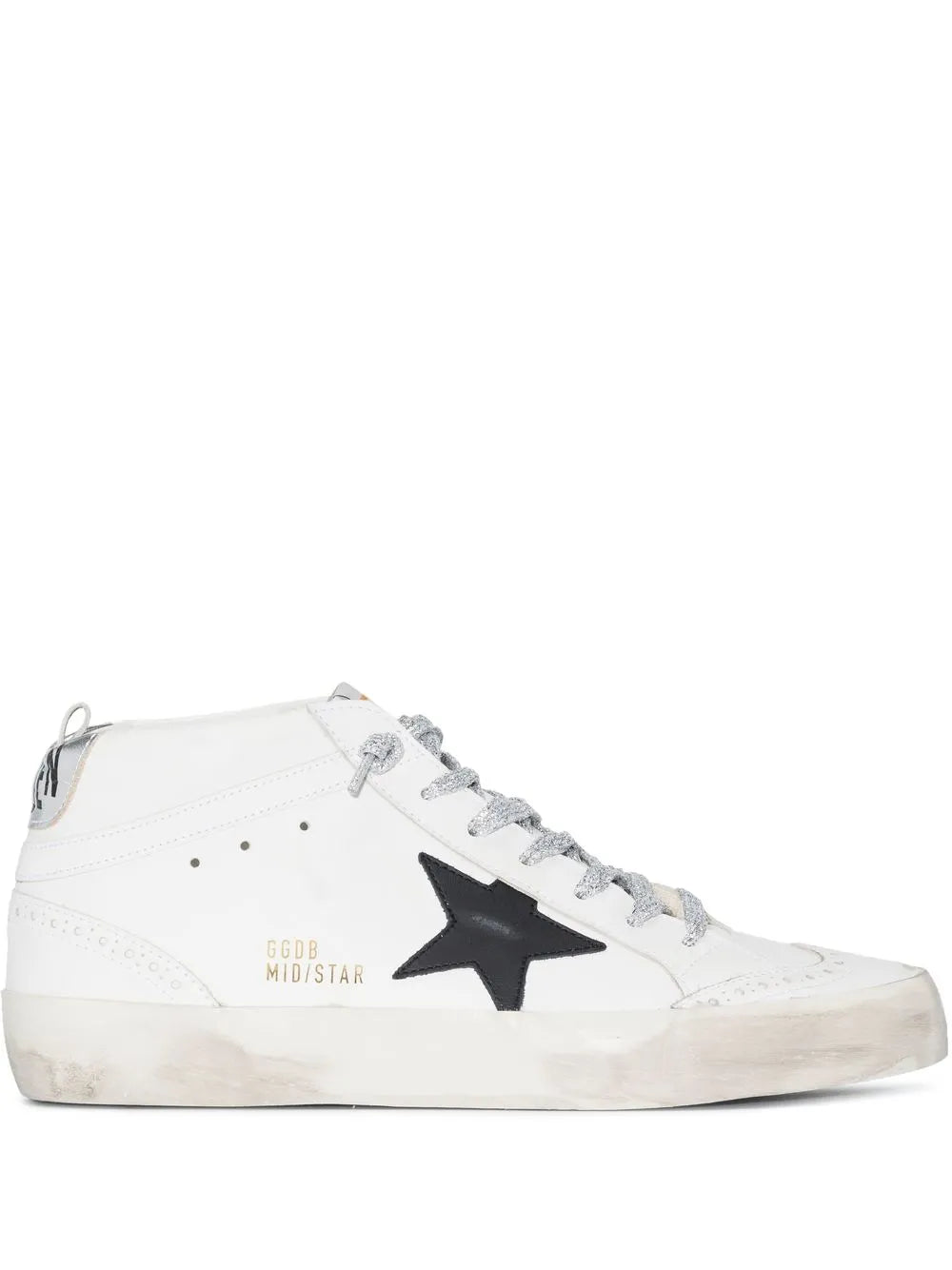 Golden Goose star-patch lace-up sneakers