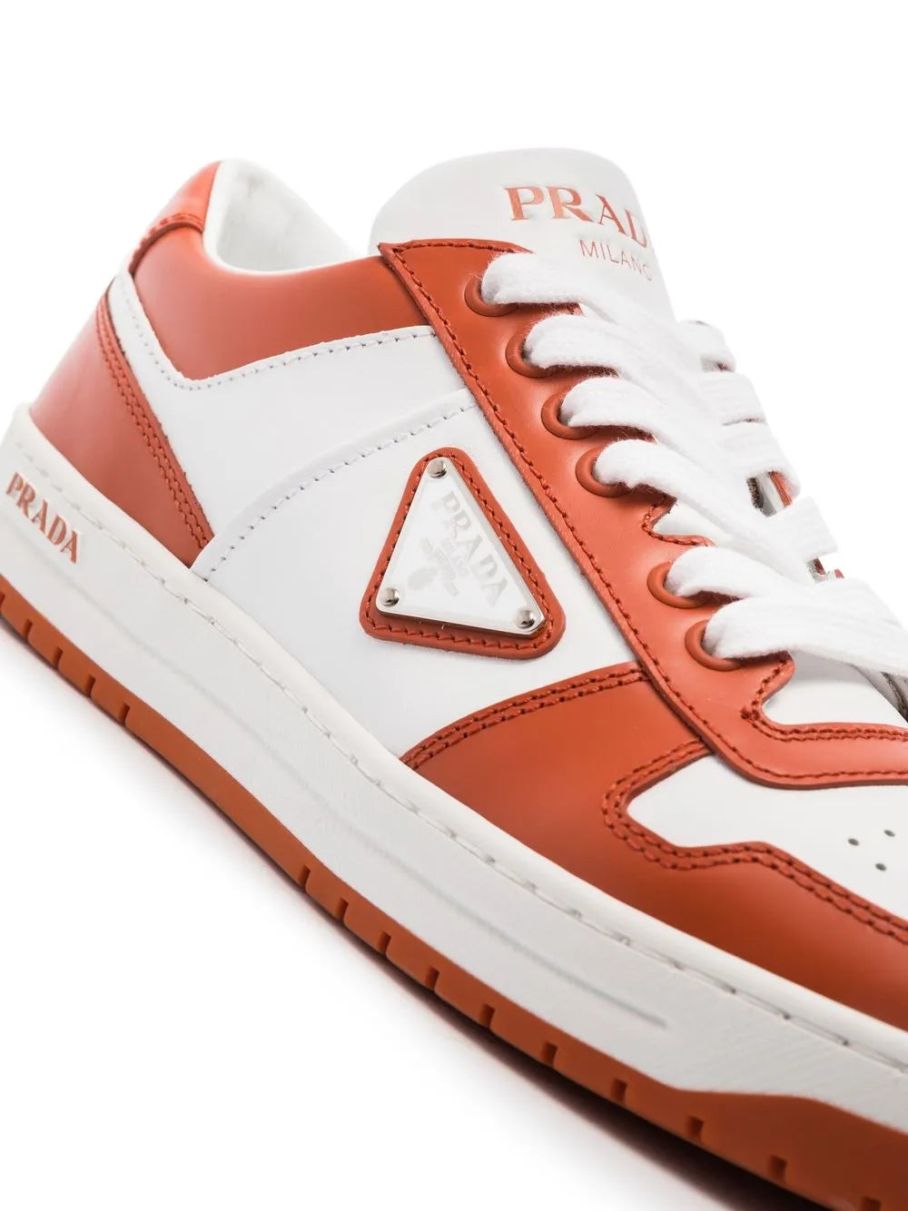 Prada Downtown leather sneakers