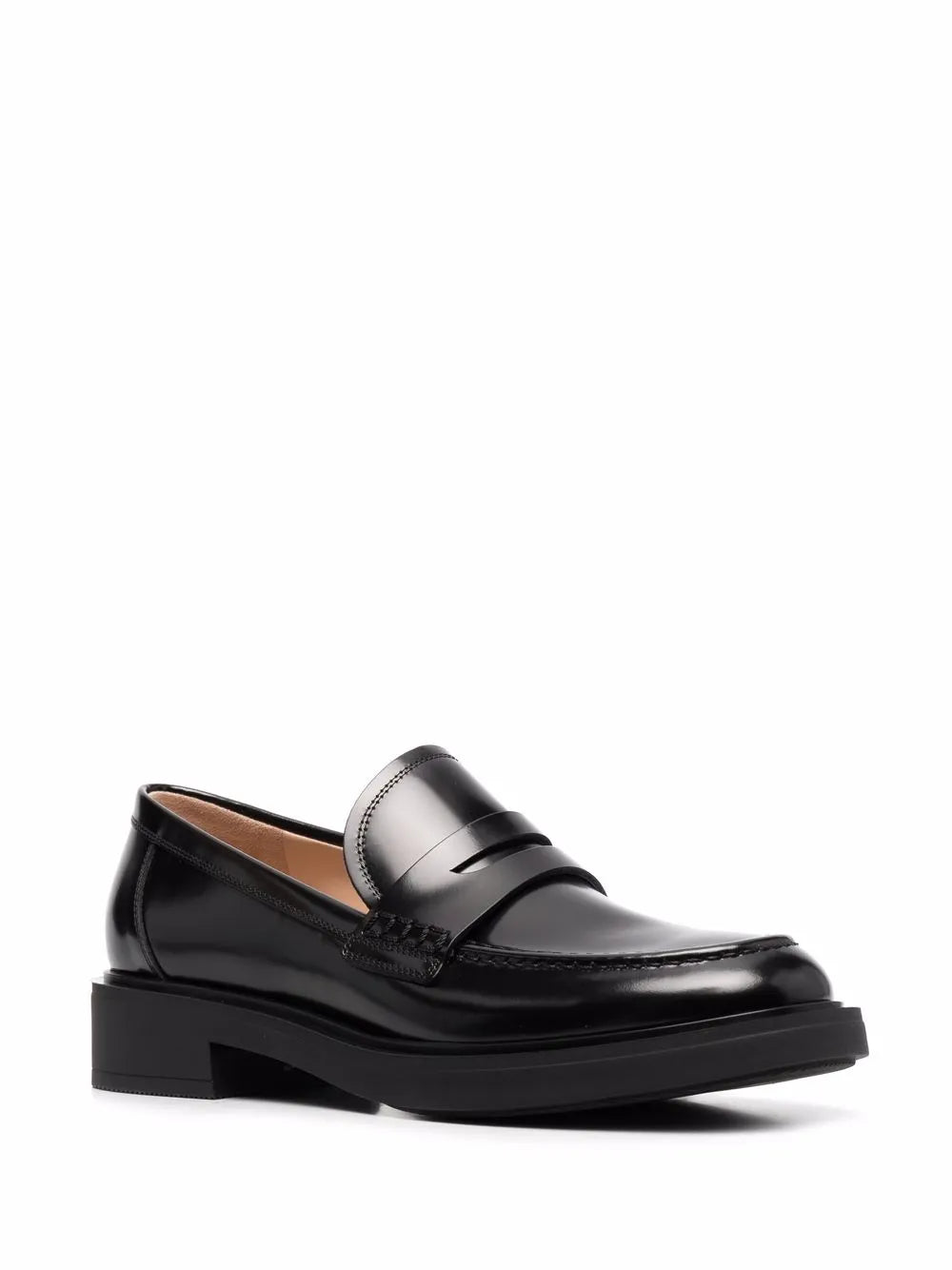 Gianvito Rossi Harris leather loafers