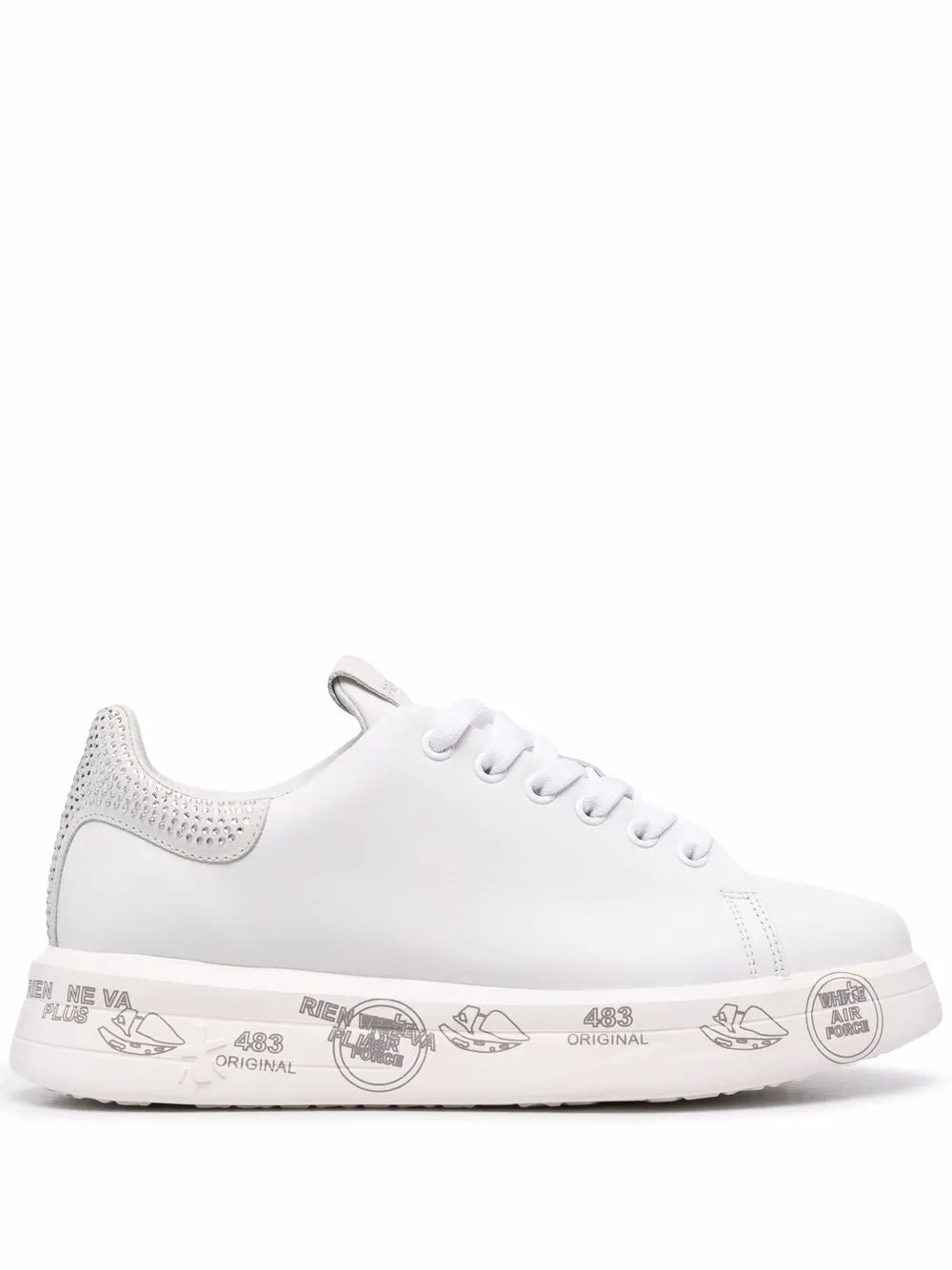 Premiata Belle crystal-back sneakers