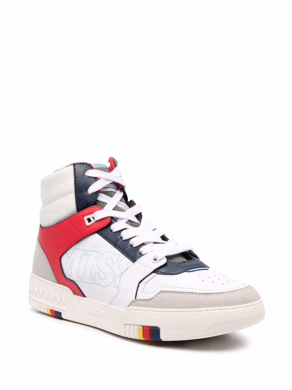 Missoni high-top panelled sneakers