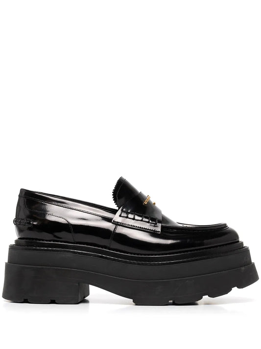 Alexander Wang chunky sole leather loafers