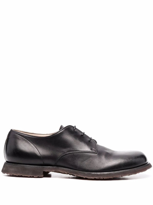 Premiata lace-up leather derby shoes